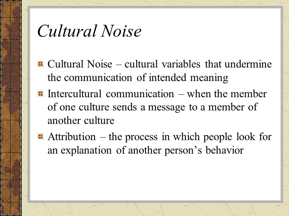 What Are Cultural Variables?